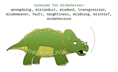 synonym for misbehavior